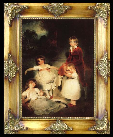 framed  Sir Thomas Lawrence The Children of Ayscoghe Boucherett, Ta039
